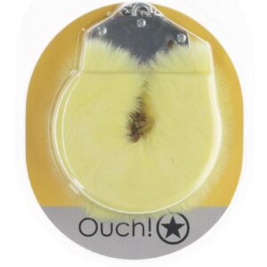 Ouch! Heavy-duty Fluffy Handcuffs - Yellow