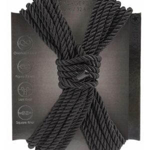 Ouch Bondage Rope 10 Meter Nylon - Black