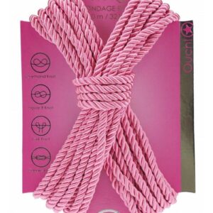 Ouch! Bondage Rope 10 Meter Nylon - Pink
