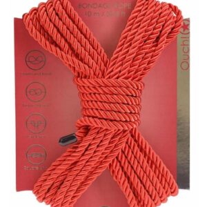Ouch Bondage Rope 10 Meter Nylon - Red