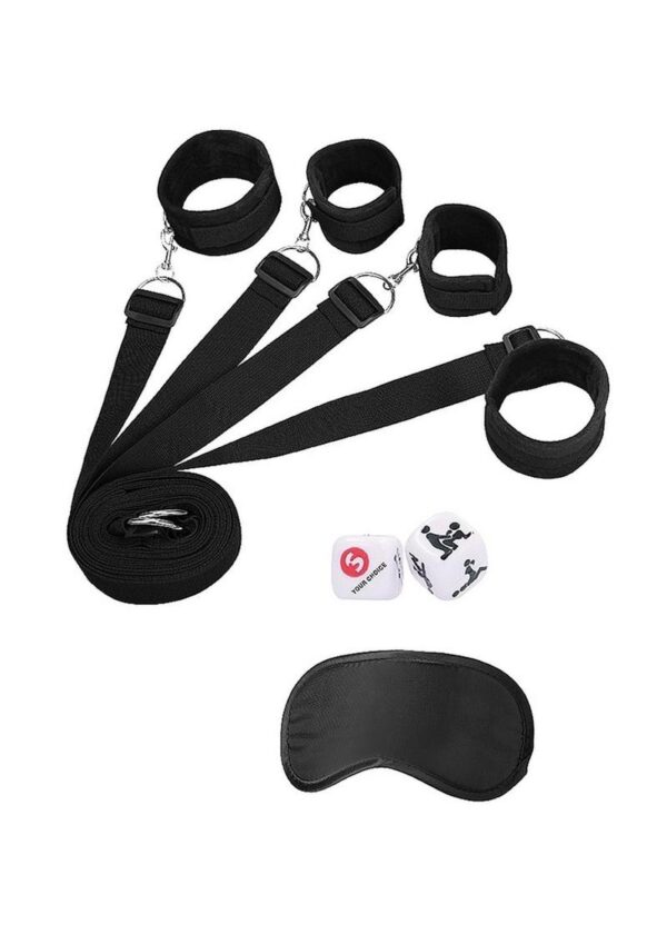 Ouch! Under The Bed Binding Restraint Kit - Black - Image 2