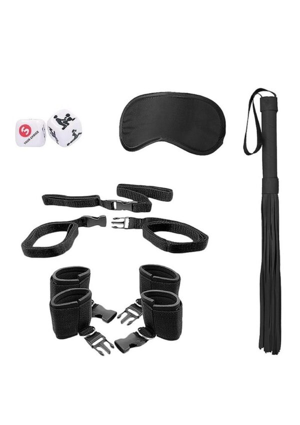 Ouch! Bed Post Bindings Restraining Kit - Black - Image 2