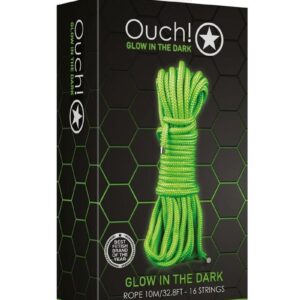 Ouch Rope 10m/16 Strings Glow in the Dark - Green