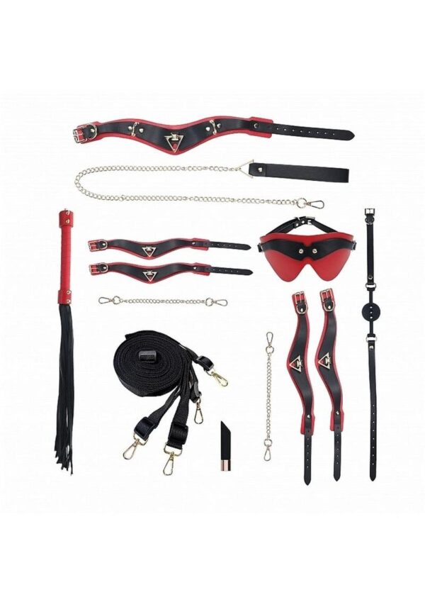 Ouch! Milan Collection Kit with Bag - Black/Red - Image 2