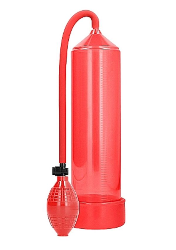 Pumped By Shots Classic Penis Pump - Red - Image 2