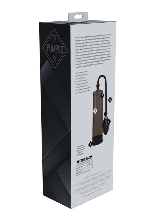 Pumped Basic Pump 1 Water Resistant Silicone Penis Pump - Black - Image 3