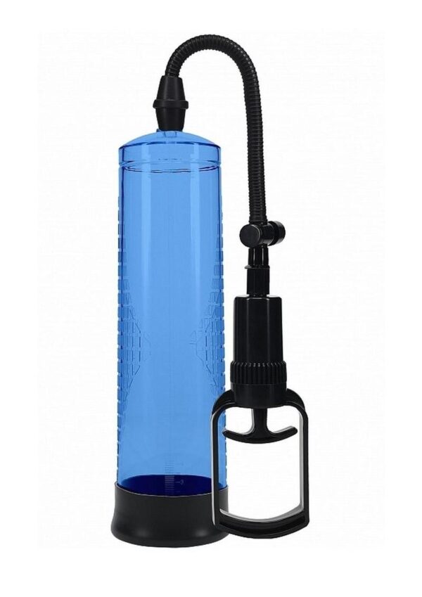 Pumped Basic Pump 2 Water Resistant Silicone Penis Pump - Blue - Image 2