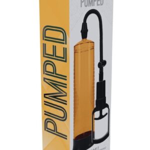 Pumped Basic Pump 2 Water Resistant Silicone Penis Pump - Orange