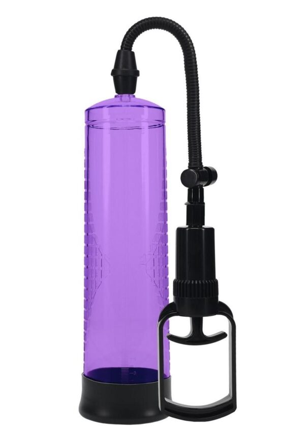 Pumped Basic Pump 2 Water Resistant Silicone Penis Pump - Purple - Image 2
