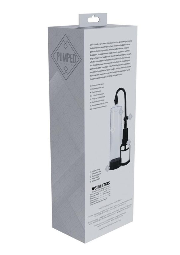 Pumped Basic Pump 2 Water Resistant Silicone Penis Pump - Clear - Image 3
