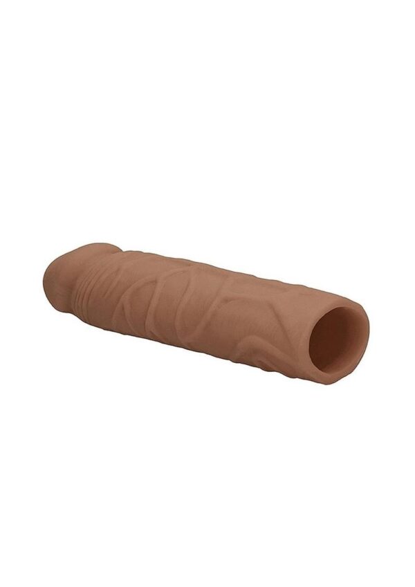 RealRock Skin Penis Extender 7in - Caramel - Image 4