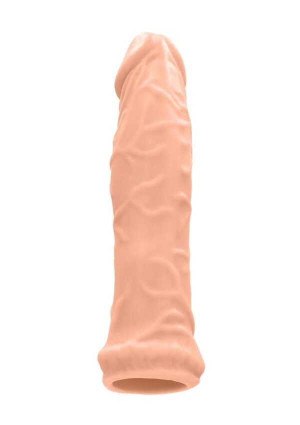 RealRock Skin Penis Extender 6in - Vanilla - Image 2