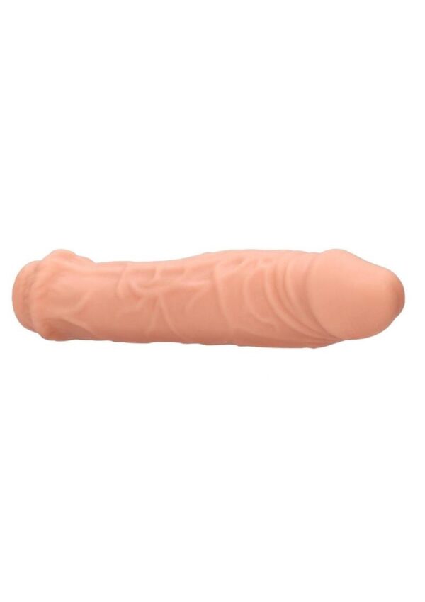 RealRock Skin Penis Extender 6in - Vanilla - Image 3