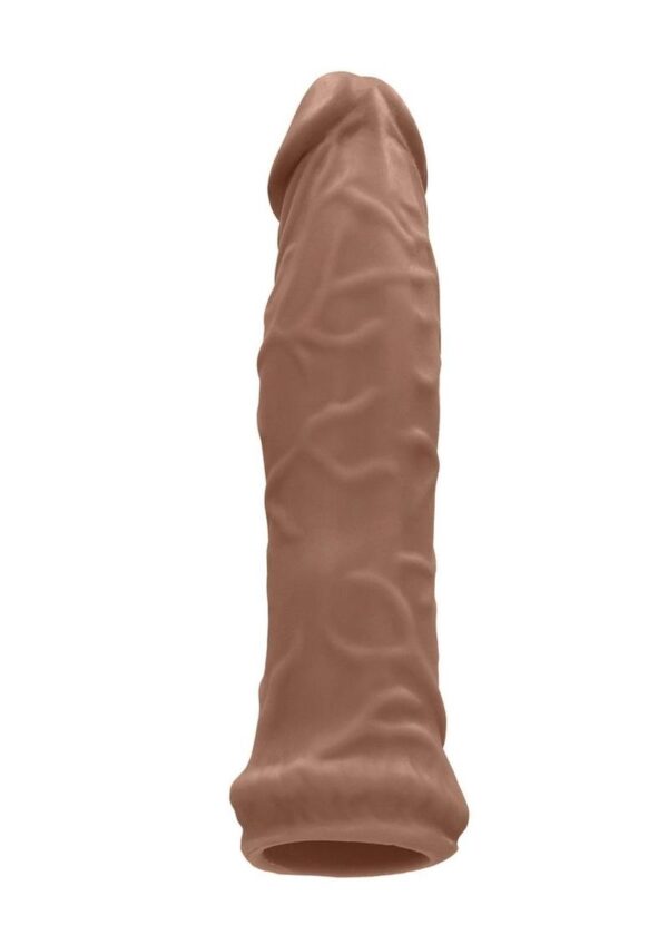 RealRock Skin Penis Extender 6in - Caramel - Image 2