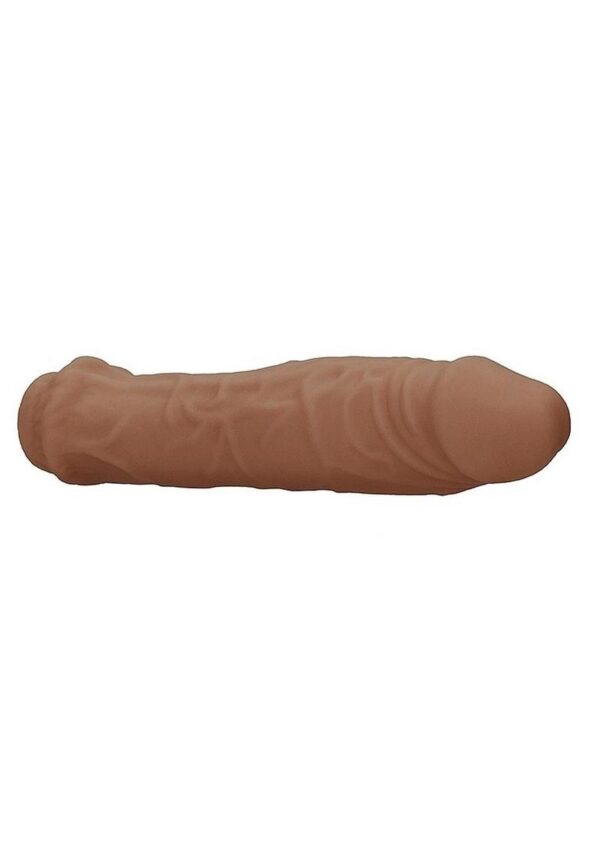 RealRock Skin Penis Extender 6in - Caramel - Image 3