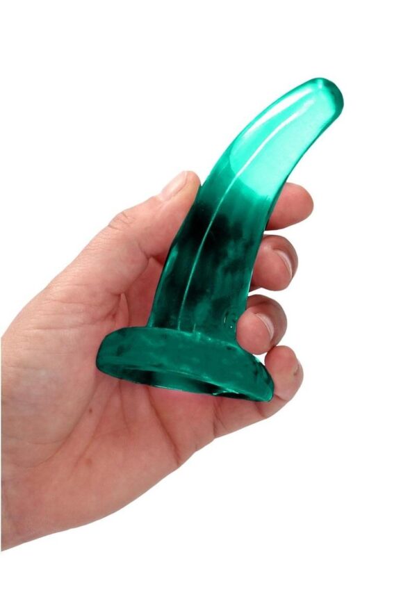 RealRock Crystal Clear Dildo with Suction Cup 5in - Image 4