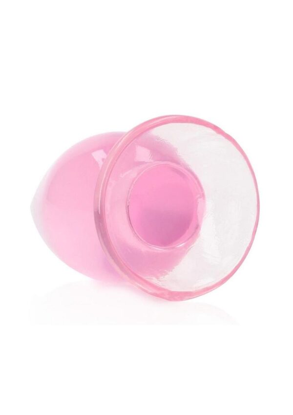 RealRock Crystal Clear Anal Plus 4.5in - Pink - Image 3
