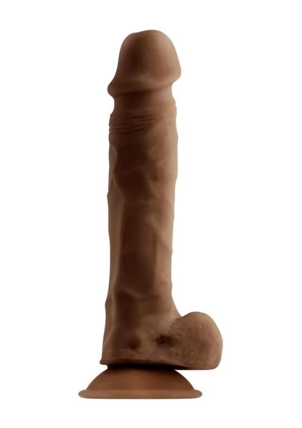 Selopa Natural Feel Dildo 6.5in with Balls - Chocolate - Image 2