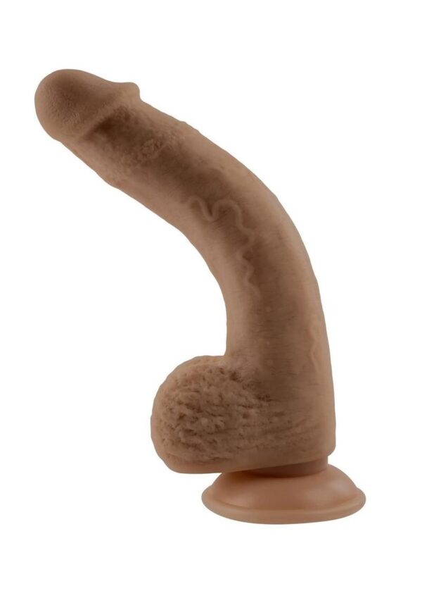 Selopa Natural Feel Flexskin Dildo 7in - Chocolate - Image 4