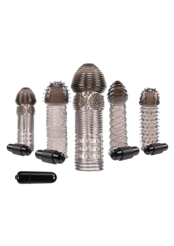 Selopa Choose Your Adventure Penis Sleeve Set (5 Piece) - Gray - Image 2