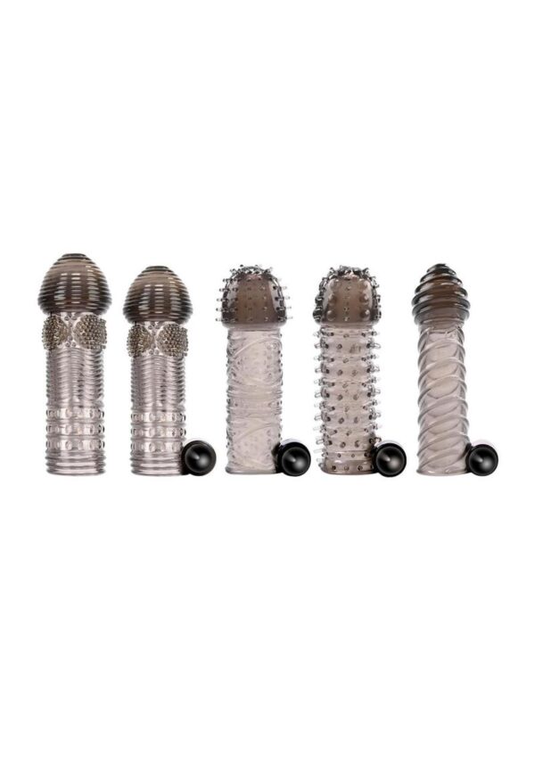 Selopa Choose Your Adventure Penis Sleeve Set (5 Piece) - Gray - Image 3