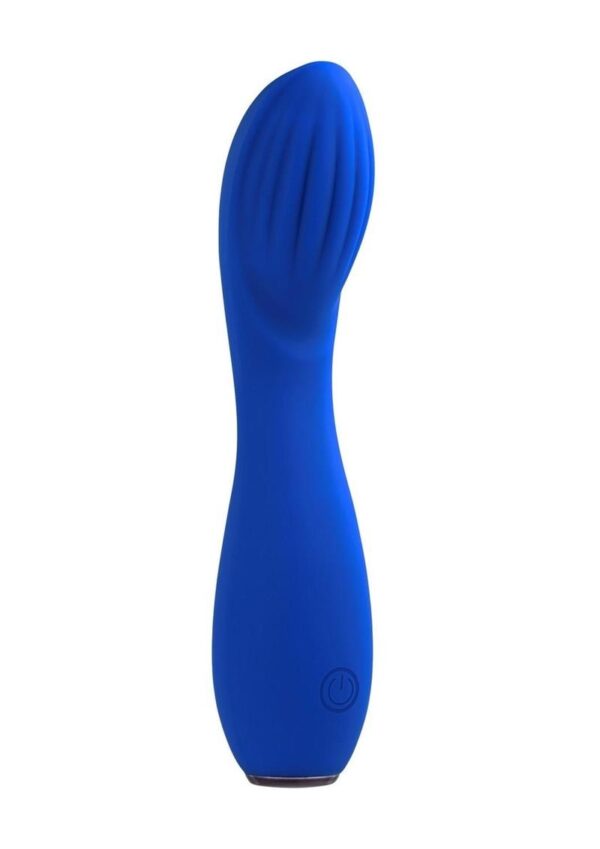 Selopa Sapphire G Rechargeable Silicone Vibrator - Blue - Image 2