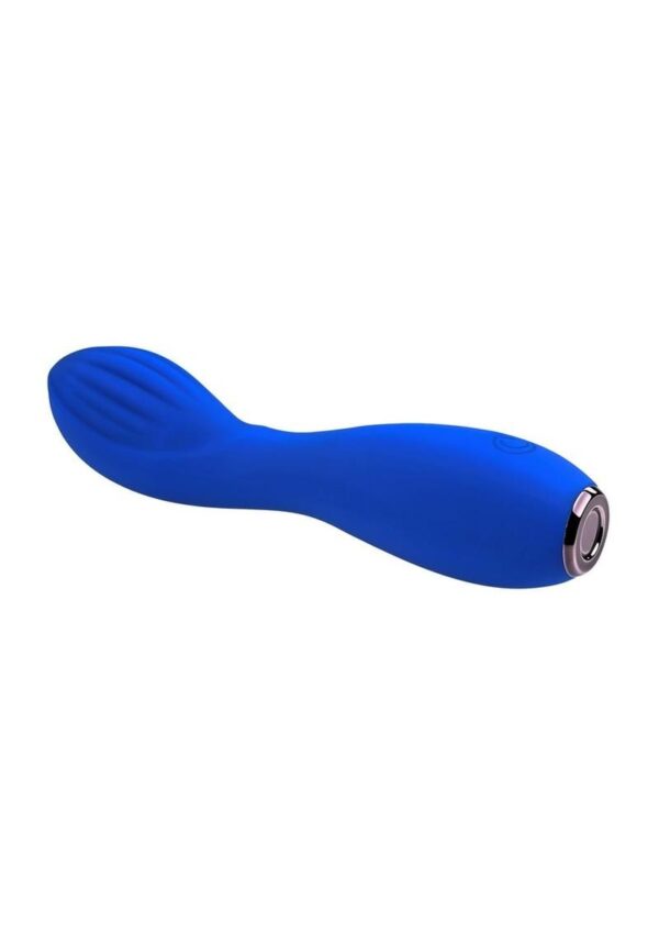 Selopa Sapphire G Rechargeable Silicone Vibrator - Blue - Image 3