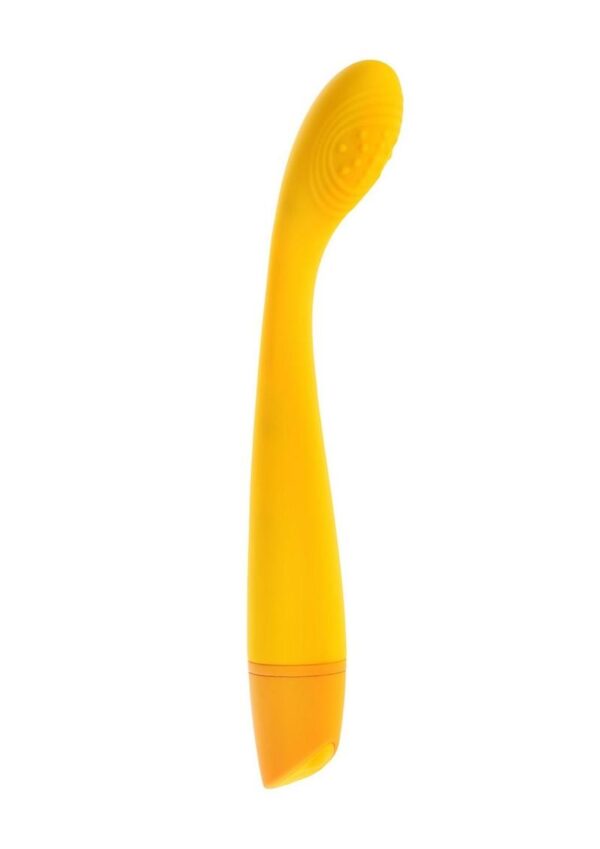 Selopa Lemon Squeeze Rechargeable Silicone G-Spot Vibrator - Yellow - Image 2