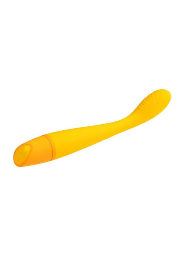 Selopa Lemon Squeeze Rechargeable Silicone G-Spot Vibrator - Yellow - Image 3