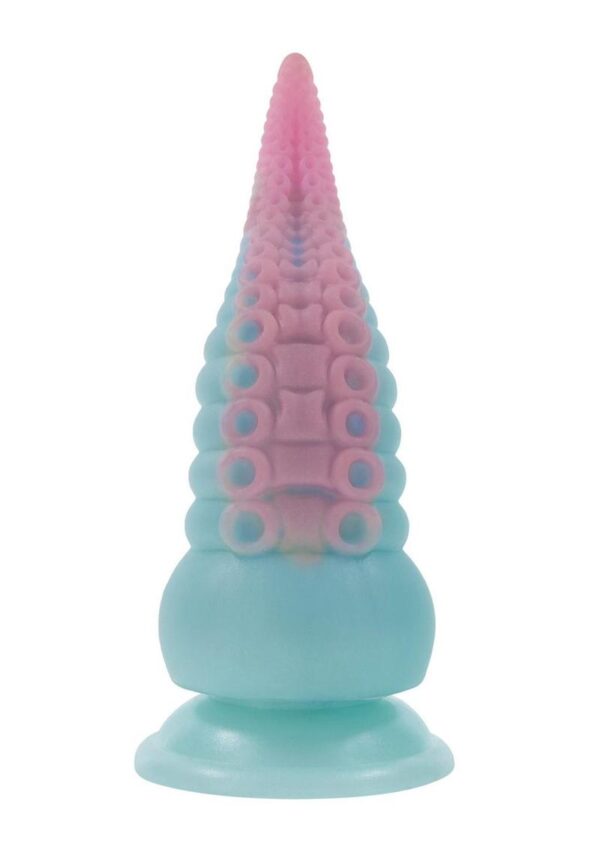 Selopa Stuck on You Rechargeable Silicone Dildo - Pink/Blue - Image 2