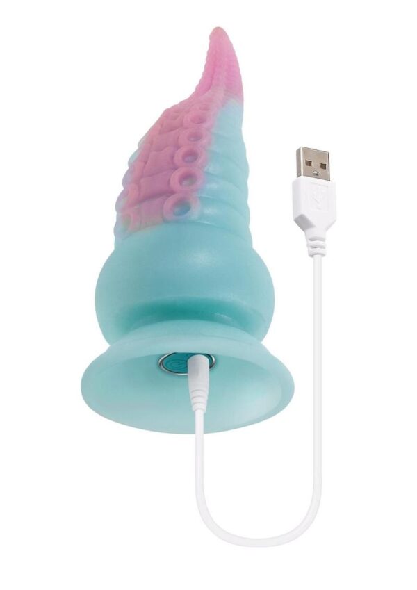 Selopa Stuck on You Rechargeable Silicone Dildo - Pink/Blue - Image 4