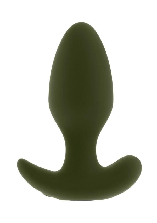 Selopa The Colonel Rechargeable Silicone Anal Plug - Green - Image 2