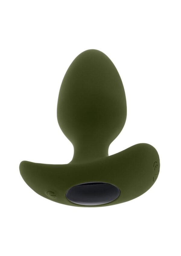 Selopa The Colonel Rechargeable Silicone Anal Plug - Green - Image 3