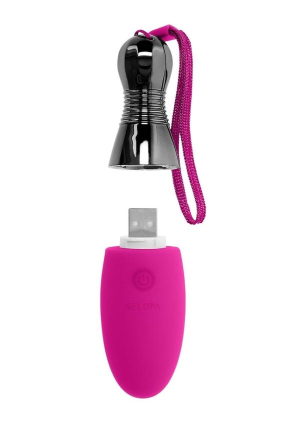 Selopa Companion Rechargeable Silicone Egg - Pink - Image 4