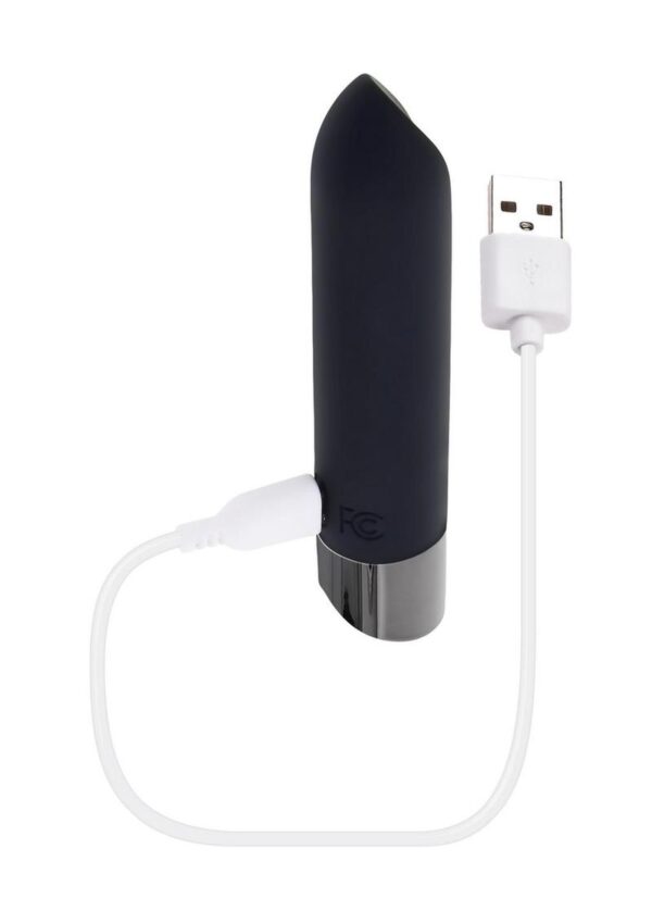 Selopa Little Buddy Rechargeable Silicone Bullet - Black - Image 4