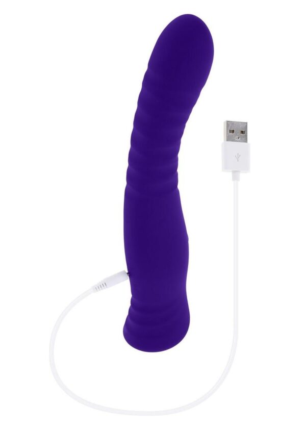 Selopa Trixxie Rechargeable Silicone Vibrator - Purple - Image 4