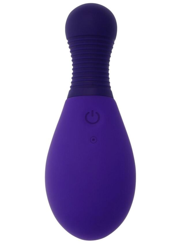 Selopa Egg on Me Rechargeable Silicone Egg Vibrator with Remote Control - Purple - Image 2