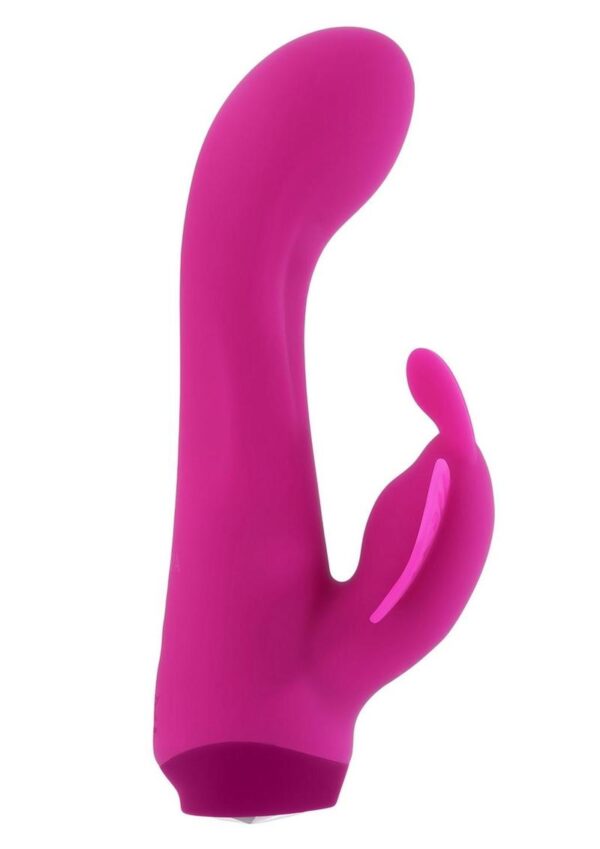 Selopa Butterfly Love Rechargeable Silicone Rabbit Vibrator - Pink - Image 3