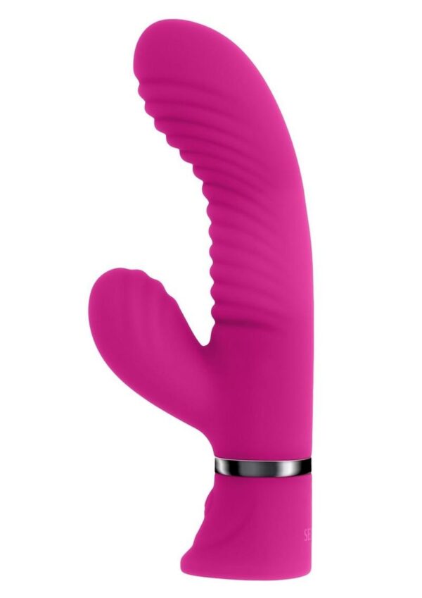 Selopa Next Wave Rechargeable Silicone Rabbit Vibrator - Pink - Image 2