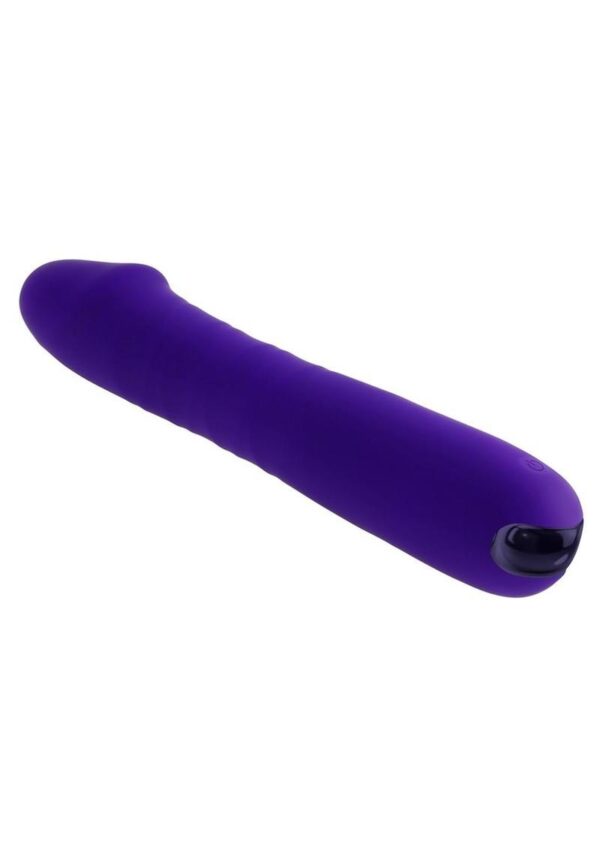 Selopa Ambition Rechargeable Silicone Thrusting Vibrator - Purple - Image 3
