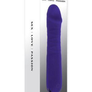 Selopa Ambition Rechargeable Silicone Thrusting Vibrator - Purple