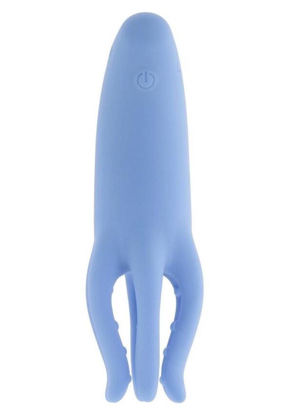 Selopa Tentacle Tickler Rechargeable Silicone Clitoral Stimulator - Blue - Image 2