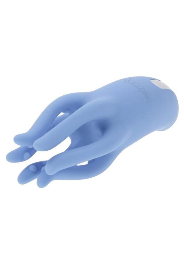 Selopa Tentacle Tickler Rechargeable Silicone Clitoral Stimulator - Blue - Image 3