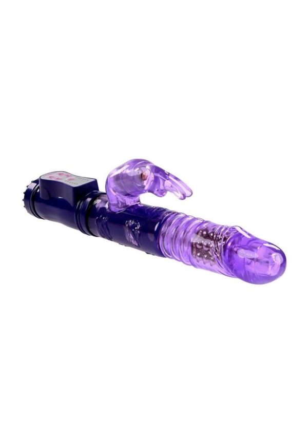 Selopas Bunny Thruster Rechargeable Rabbit Vibrator - Purple - Image 3