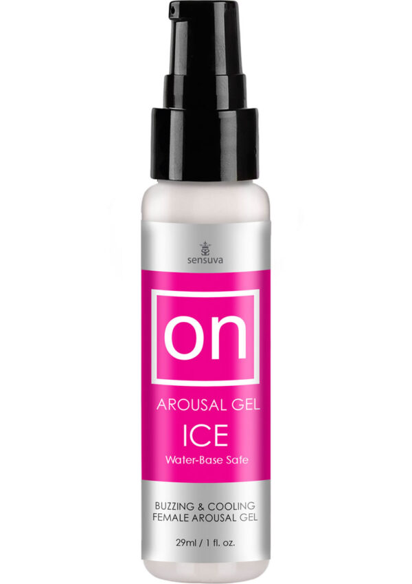 Sensuva On Arousal Gel Ice Water Based Buzzing and Cooling Female Gel 1oz