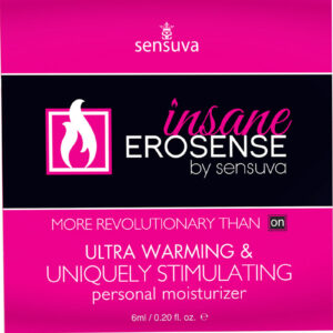Sensuva Erosense Insane Ultra Warming and Stimulating Personal Moisturizer 6ml 100 Per Bowl