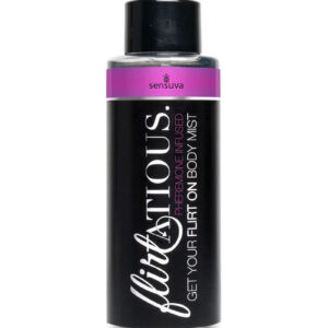 Flirtatious Pheremone Infused Body Mist Pomegranate, Fig, Coconut and Plumeria 4.2oz Spray