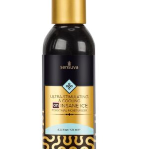 Sensuva Ultra Stimulating and Cooling On Insane Ice Hybrid Lubricant 4.23oz