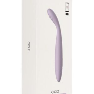 Svakom CICI 2 Rechargeable Silicone App Control G-Spot Vibrator - Lavender