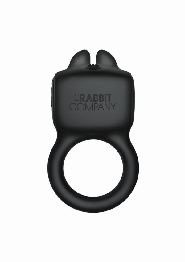 The Rabbit Company The Rabbit Love Ring Rechargeable Silicone Couples Ring - Black - Image 3